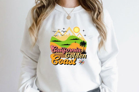 California Golden Coast Sublimation SVGArt 