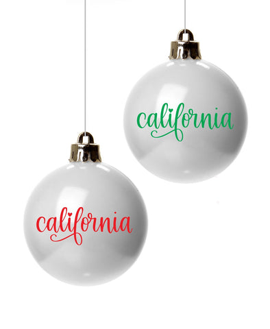 California Hand Lettered Cut File SVG Cursive by Camille 