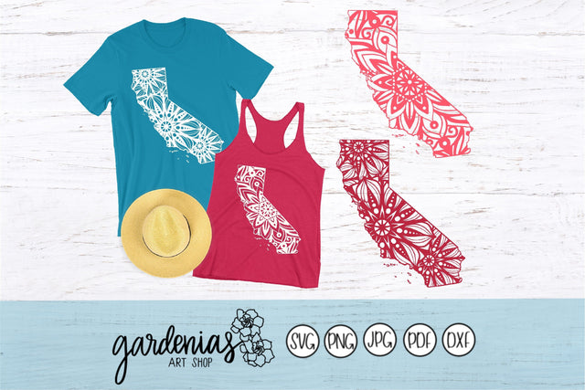 California Mandalas SVG Gardenias Art Shop 
