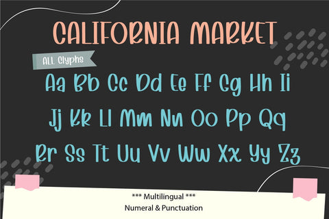 California Market Font BB Digital Arts 