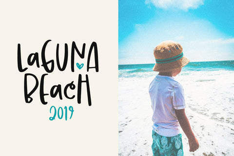 California Sunrise - Quirky Handwritten Font Font KA Designs 