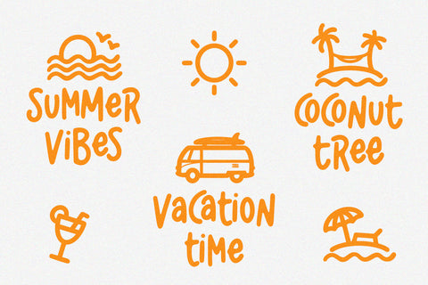 California Vibes - Playful Handwritten Font Font Alpaprana Studio 