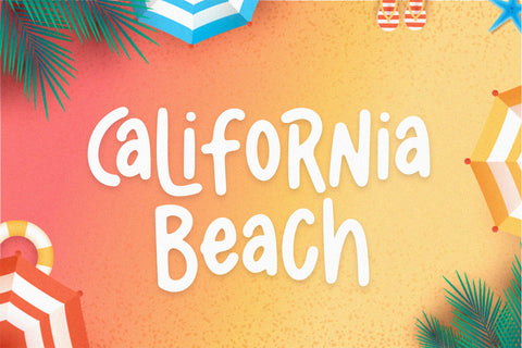 California Vibes - Playful Handwritten Font Font Alpaprana Studio 
