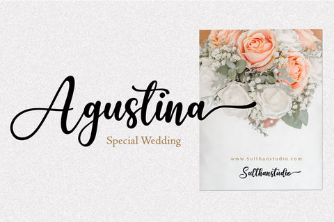 Calista Script Font Sulthan studio 