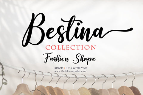 Calista Script Font Sulthan studio 