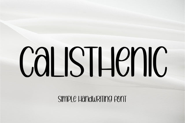 Calisthenic Font Abo Daniel Studio 