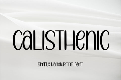Calisthenic Font Abo Daniel Studio 
