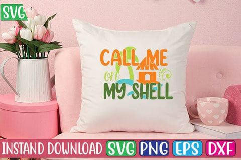 Call Me on My Shell SVG Cut File SVG Studio Innate 