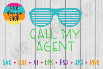 Call My Agent SVG SVG BNRDesignShop 