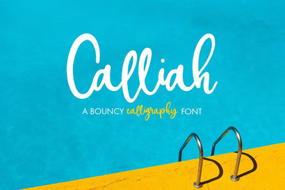 Calliah Font On The Spot Studio 