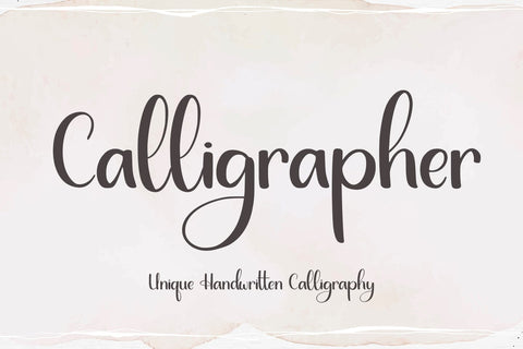 Calligrapher Font Abo Daniel Studio 