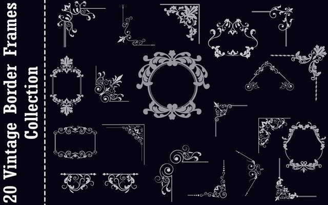 Calligraphic design elements. Decorative swirls or scrolls, vintage frames, flourishes, labels, and dividers. Retro vector illustration. SVG naemmiah021 