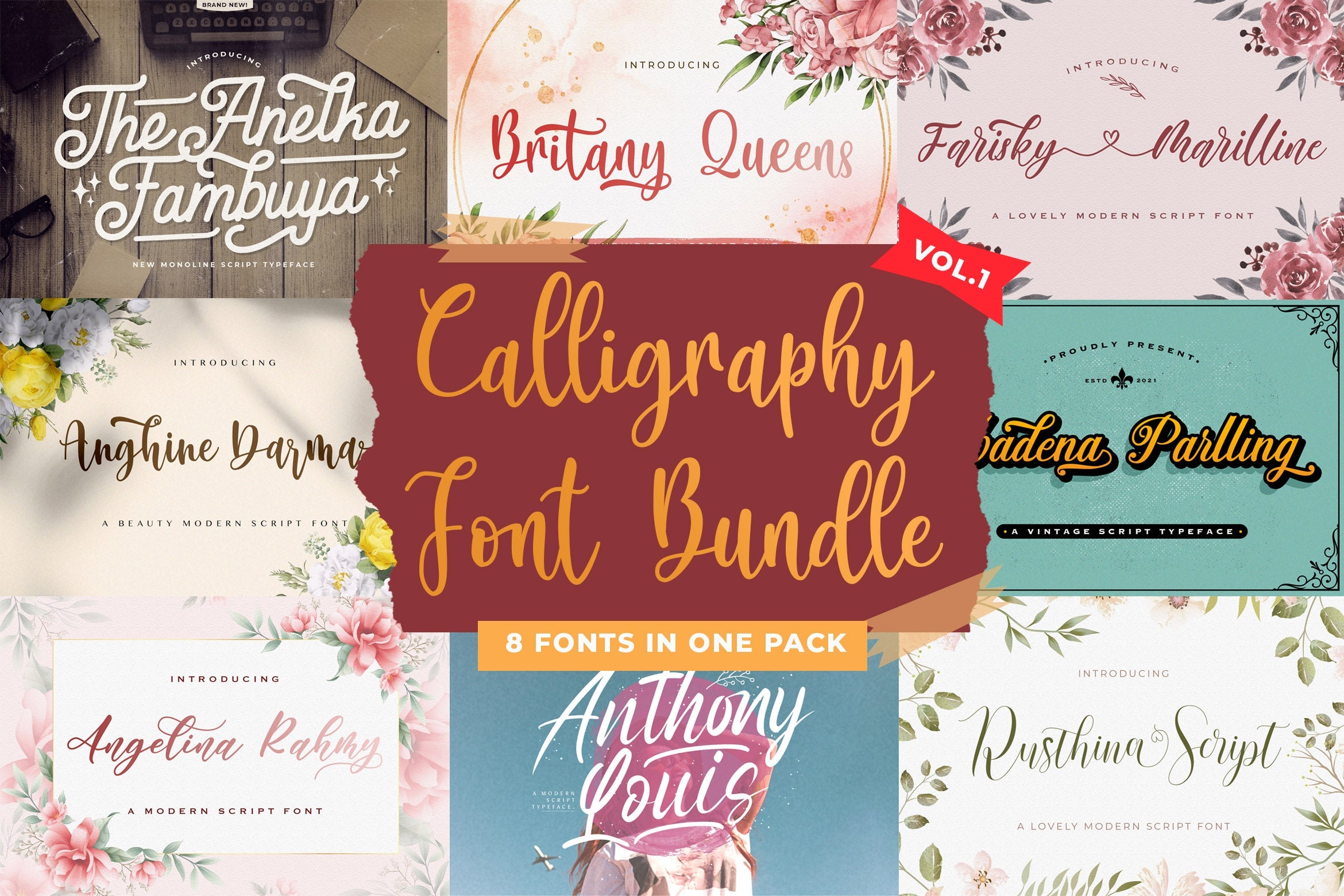 Cool Script Fonts  8 Modern Script Fonts