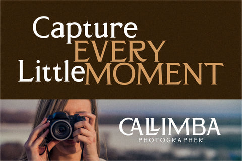 CALLIMBA Font Letterena Studios 