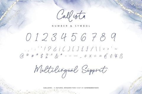 Callista - Signature Font Font Alpaprana Studio 