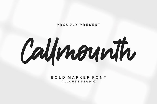 Callmounth Font Allouse.Studio 
