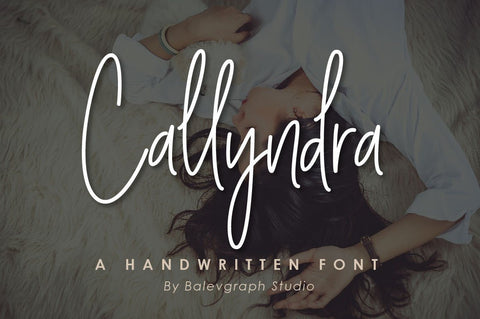 Callyndra Handwritten Script Font Font Balevgraph Studio 