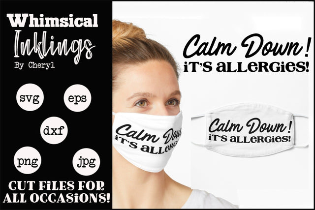 Calm Down SVG SVG Whimsical Inklings 