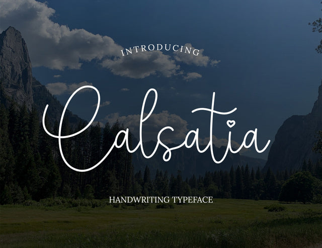 Calsatia Modern Handwritten Font Font inferno.studio3 