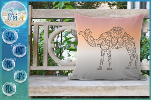 Camel Mandala Zentangle SVG SVG SVGcraze 
