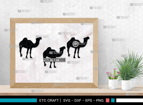 Camel Monogram, Camel Silhouette, Camel SVG, Desert Animal Svg, Black Camel Svg, Wild Animal Svg, SB00234 SVG ETC Craft 