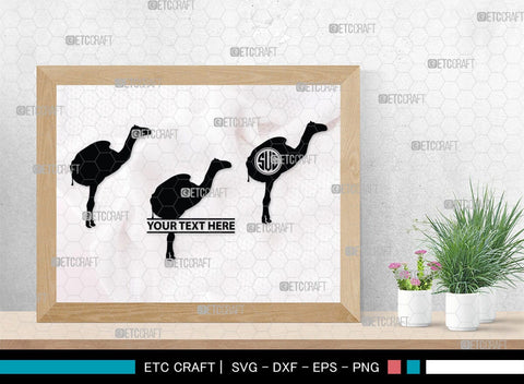 Camel Monogram, Camel Silhouette, Camel SVG, Desert Animal Svg, Black Camel Svg, Wild Animal Svg, SB00234 SVG ETC Craft 