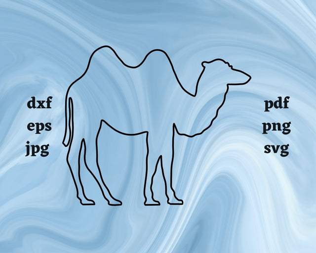 Camel Outline SVG Cut File SVG Northern Light SVG 