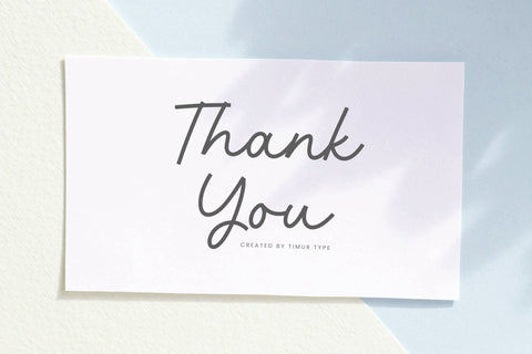 Camelia Beauty - Monoline Script font Font Timur type 