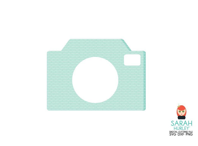 Camera Card Blank SVG Sarah Hurley 