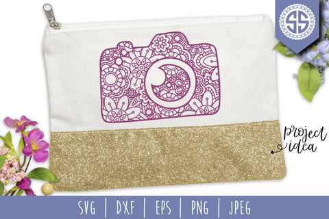 Camera Mandala Zentangle Bundle - Set of 12 SVG SVG SavoringSurprises 