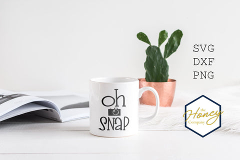 Camera Oh Snap SVG DXF PNG Cut File SVG The Honey Company 