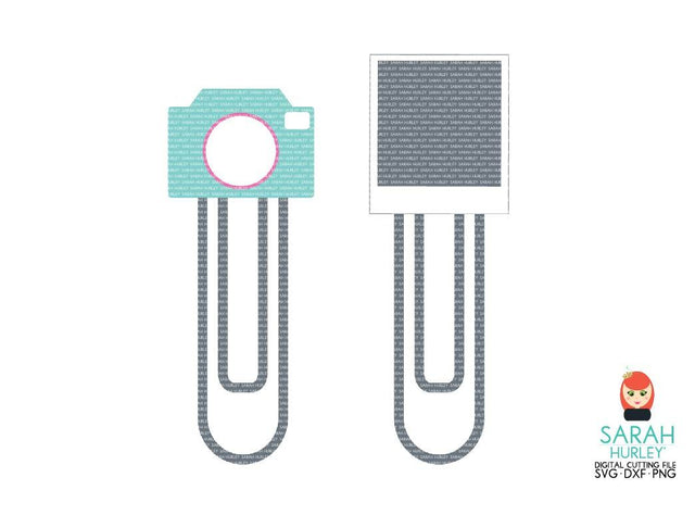 Camera Paperclips Set SVG Sarah Hurley 