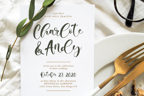 Camila Audrey Script Font Font Creakokun Studio 