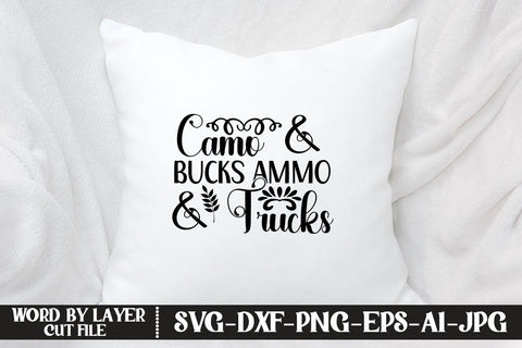 Camo and Bucks Ammo and Trucks SVG MStudio 