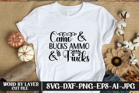 Camo and Bucks Ammo and Trucks SVG MStudio 