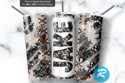 Camo Jake 20 oz / 30 oz Tumbler PNG Sublimation Regulrcrative 
