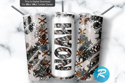 Camo Noah 20 oz / 30 oz Tumbler PNG Sublimation Regulrcrative 