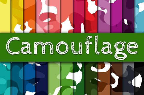 Camouflage Digital Papers Sublimation Old Market 