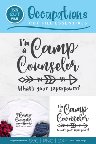 Camp Counselor svg Superpower SVG SVG Cut File 