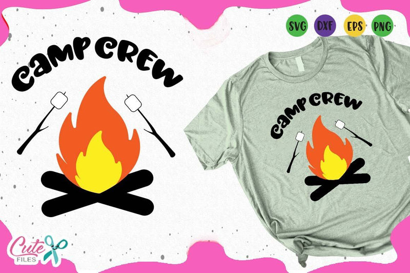 Camp crew summer Svg Cut Files SVG Cute files 