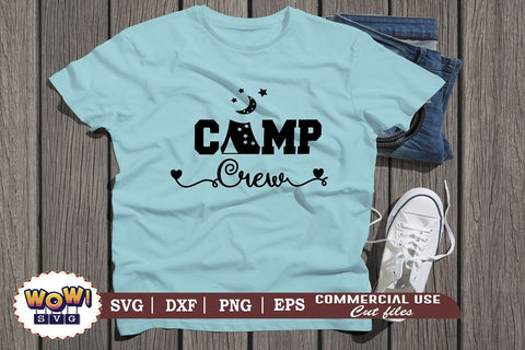 Camp crew svg, Camping svg, RV svg, Dxf, Png SVG Wowsvgstudio 
