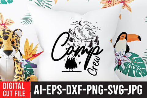 Camp Crew SVG Cut File SVG BlackCatsMedia 