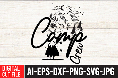 Camp Crew SVG Cut File SVG BlackCatsMedia 