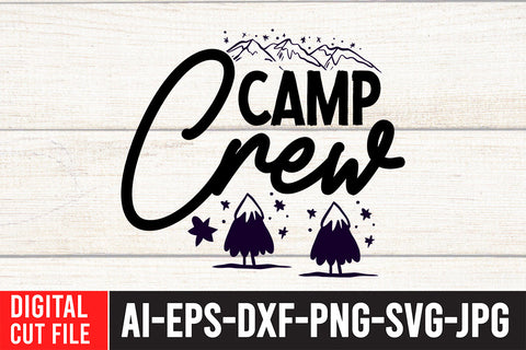 Camp Crew SVG Cut File SVG BlackCatsMedia 