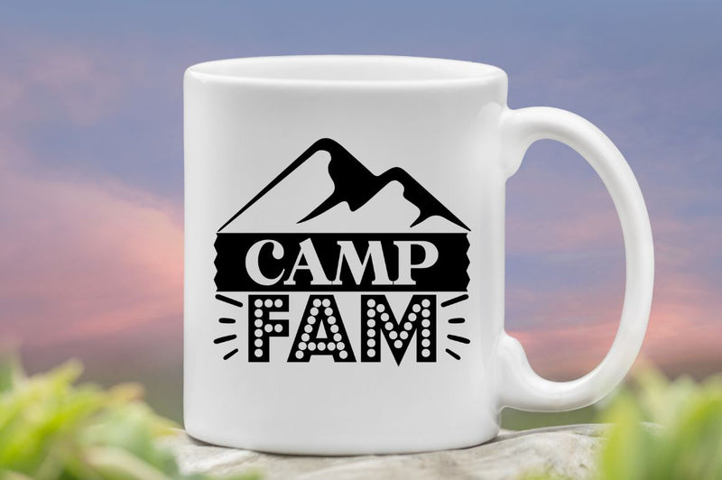 Camp fam, Camping SVG Bundle SVG DESIGNISTIC 
