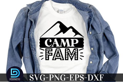 Camp fam, Camping SVG Bundle SVG DESIGNISTIC 