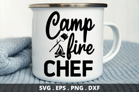 Camp fire chef SVG Designangry 