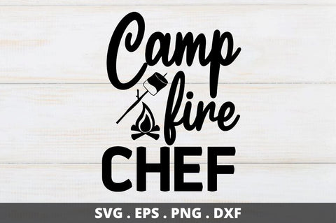 Camp fire chef SVG Designangry 
