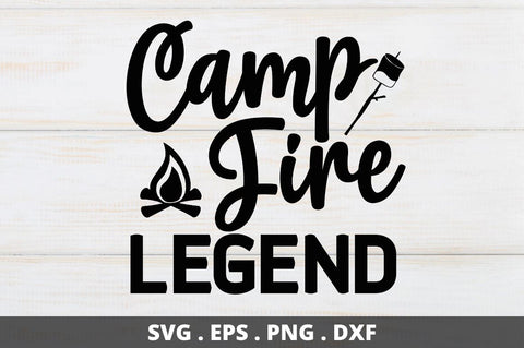Camp fire legend SVG Designangry 