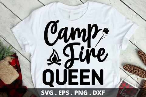 Camp fire queen SVG Designangry 
